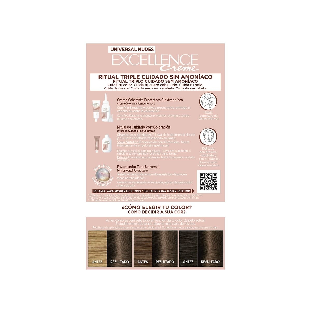 EXCELLENCE CREME UNIVERSAL NUDES TINTE #5U-LIGHT BROWN