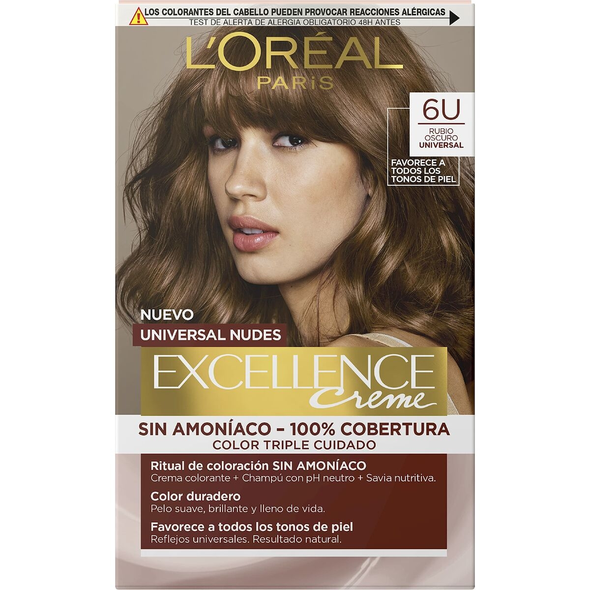 EXCELLENCE CREME UNIVERSAL NUDES TINTE #6U-DARK BLONDE