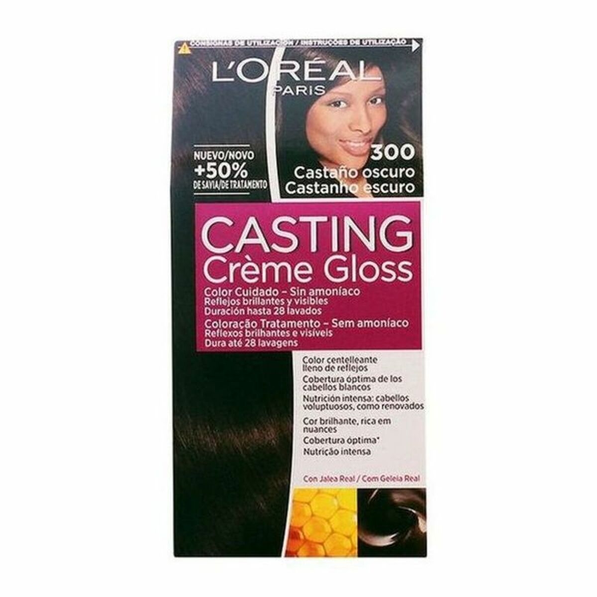 CASTING CREME GLOSS #300-CASTAA±O OSCURO