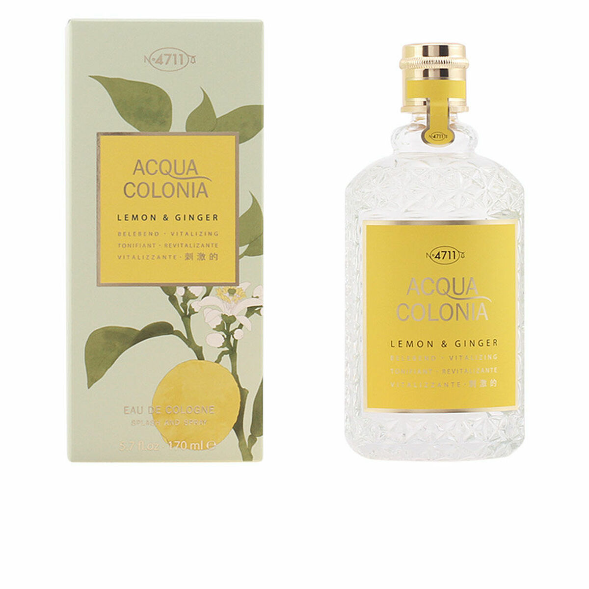 ACQUA COLONIA LEMON & GINGER EAU DE COLOGNE VAPORIZADOR 170