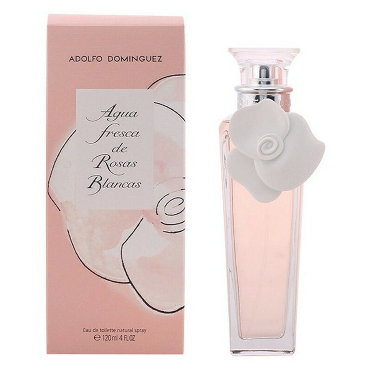 ADOLFO DOMINGUEZ FRESH WATER OF WHITE ROSES EAU DE TOILETTE SPRAY 