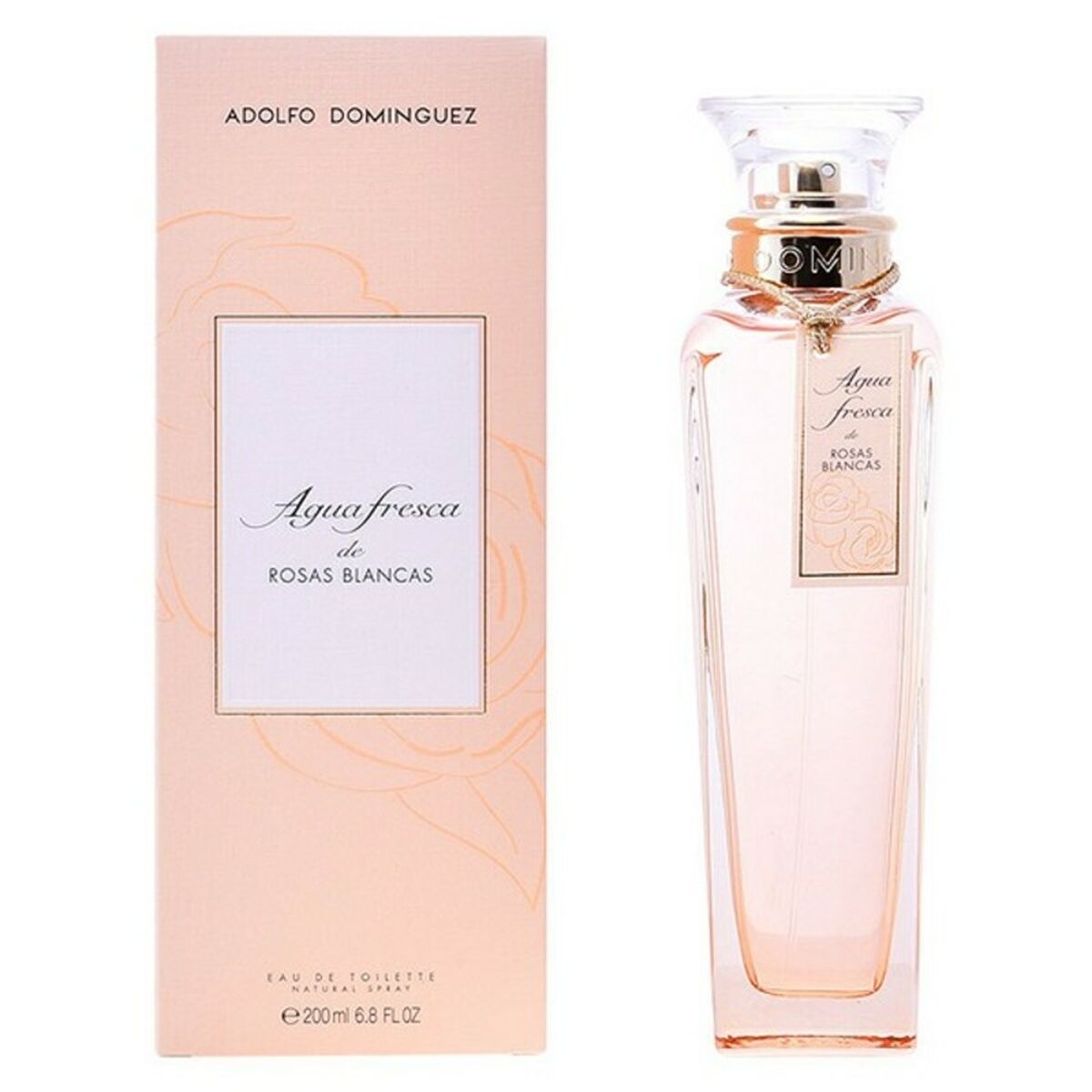 ADOLFO DOMINGUEZ FRESH WATER OF WHITE ROSES EAU DE TOILETTE SPRAY 