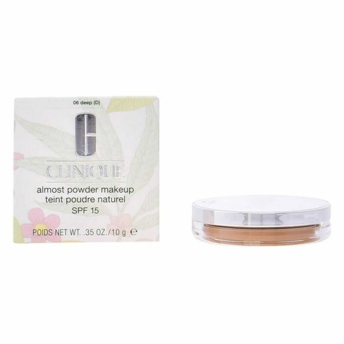 CLINIQUE ALMOS POWDER MAKEUP SPF15 MAQUILLAJE 06 ALMOST DEEP