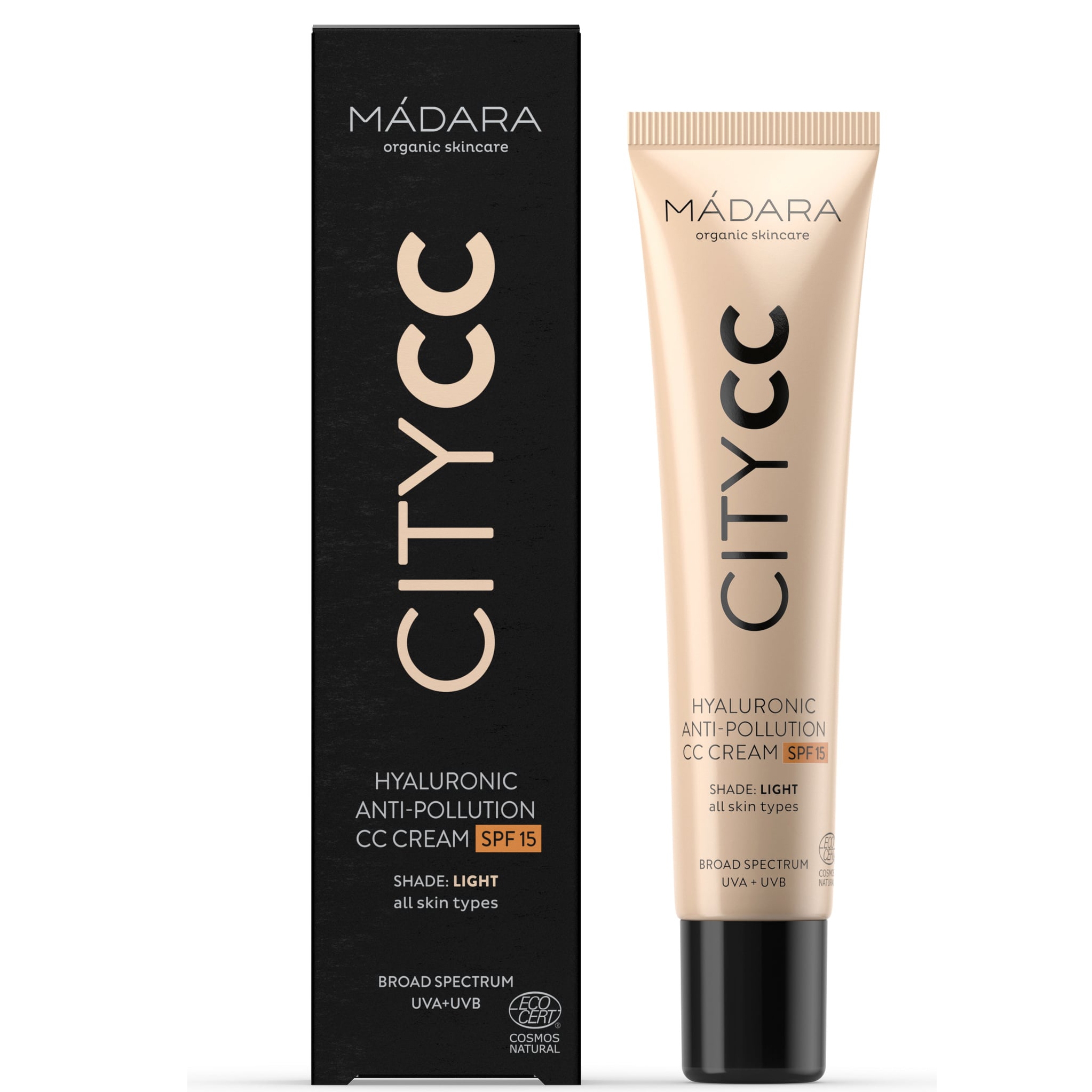 MADARA FACE SPF15 TONO CLARO CC CREMA