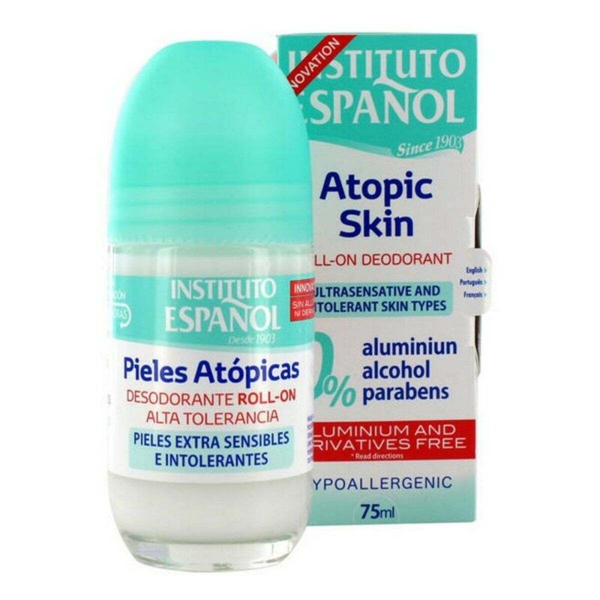 INSTITUTO ESPANOL PIELES ATOPICAS DESODORANTE ROLL-ON PIEL S