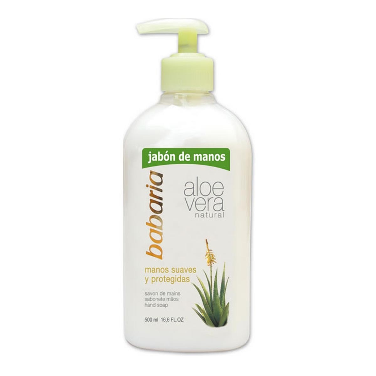 BABARIA JABON MANOS ALOE 500 ML DOSIF