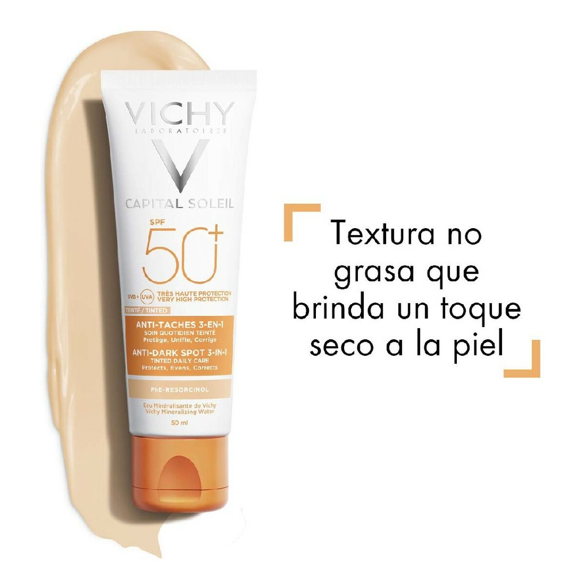 VICHY CAPITAL SOLEIL 3IN1 ANTIDARK SPOT TINTED SPF50+