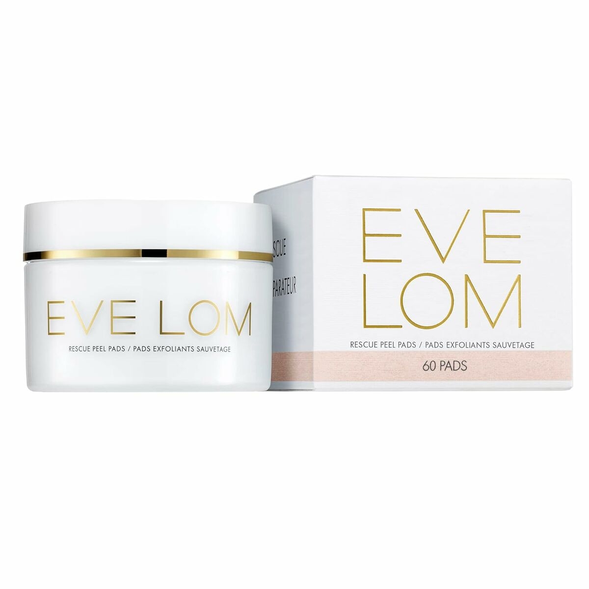 LOCION EXFOLIANTE EVE LOM RESCUE PEEL 60 UNIDADES