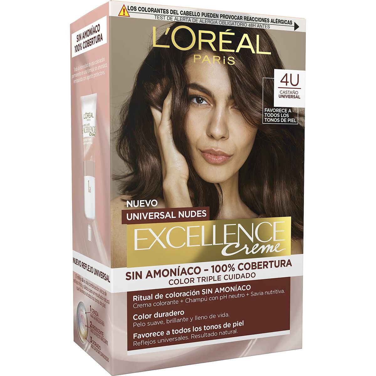 EXCELLENCE CREME UNIVERSAL NUDES TINTE #4U-BROWN